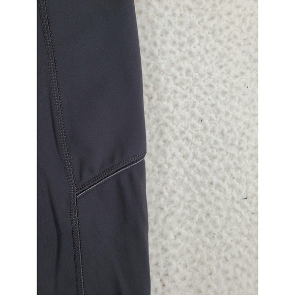 Lululemon Speed Up Crop 21" Leggings sz 8 28-29x21 Black Stretch Yoga Gym Run - Picture 10 of 11